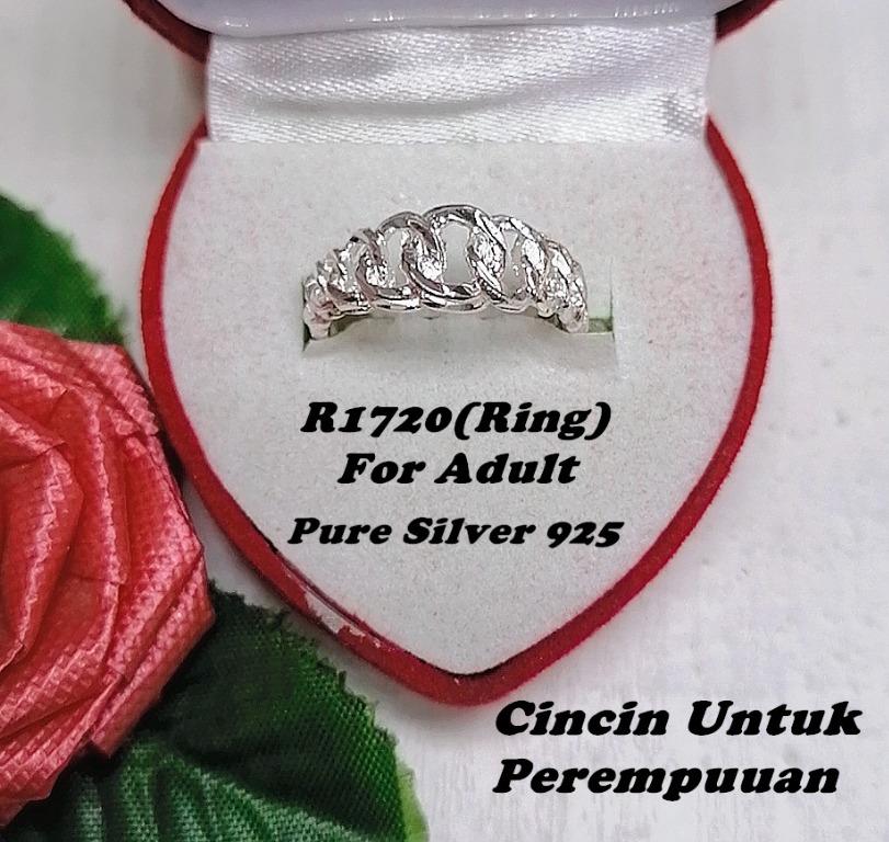 Genuine SILVER 925 Rings Cincin Untuk Perempuuan