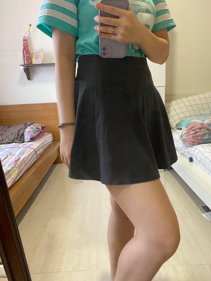 Black circle skirt forever 21 deals