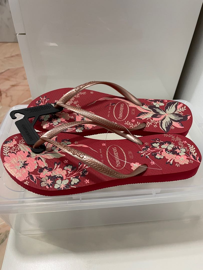 Red havaianas slim outlet