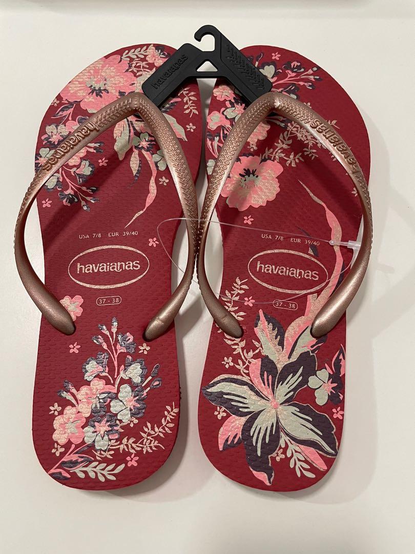 Red havaianas slim top