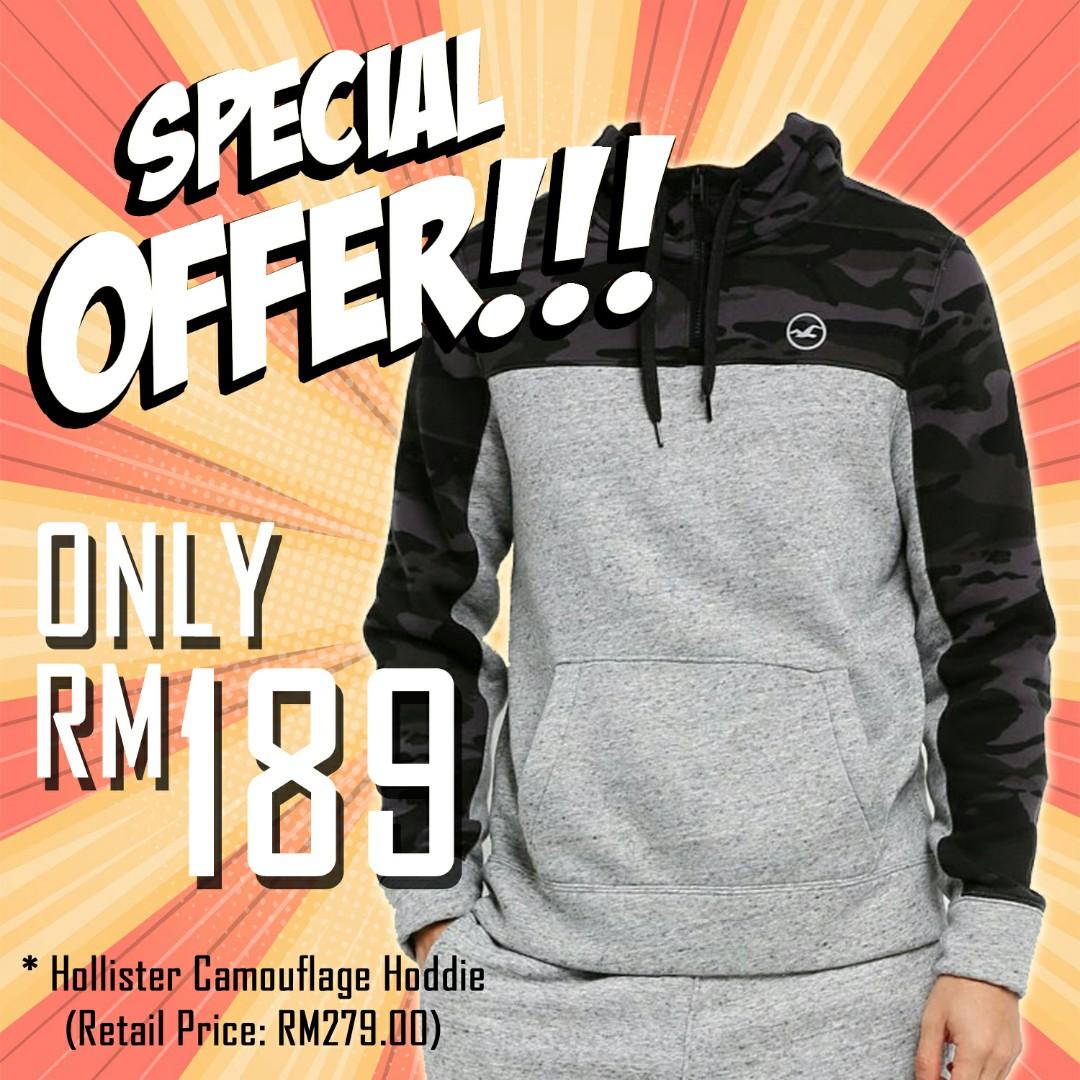 Camo hoodie hollister new arrivals