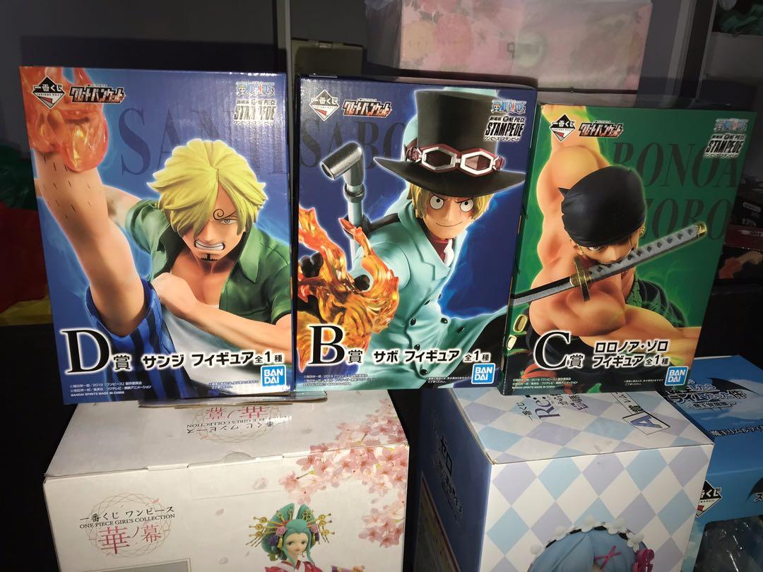 Ichiban Kuji One Piece Great Banquet Prize B C D Toys Games Bricks Figurines On Carousell