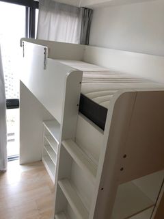 Ikea Smastad Loft Bed Good Condition 5 Years Old Free Mattress Furniture Home Living Furniture Bed Frames Mattresses On Carousell