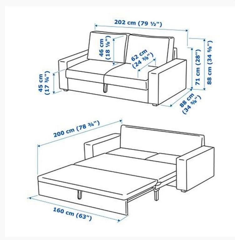 Vilasund sofa bed ikea top