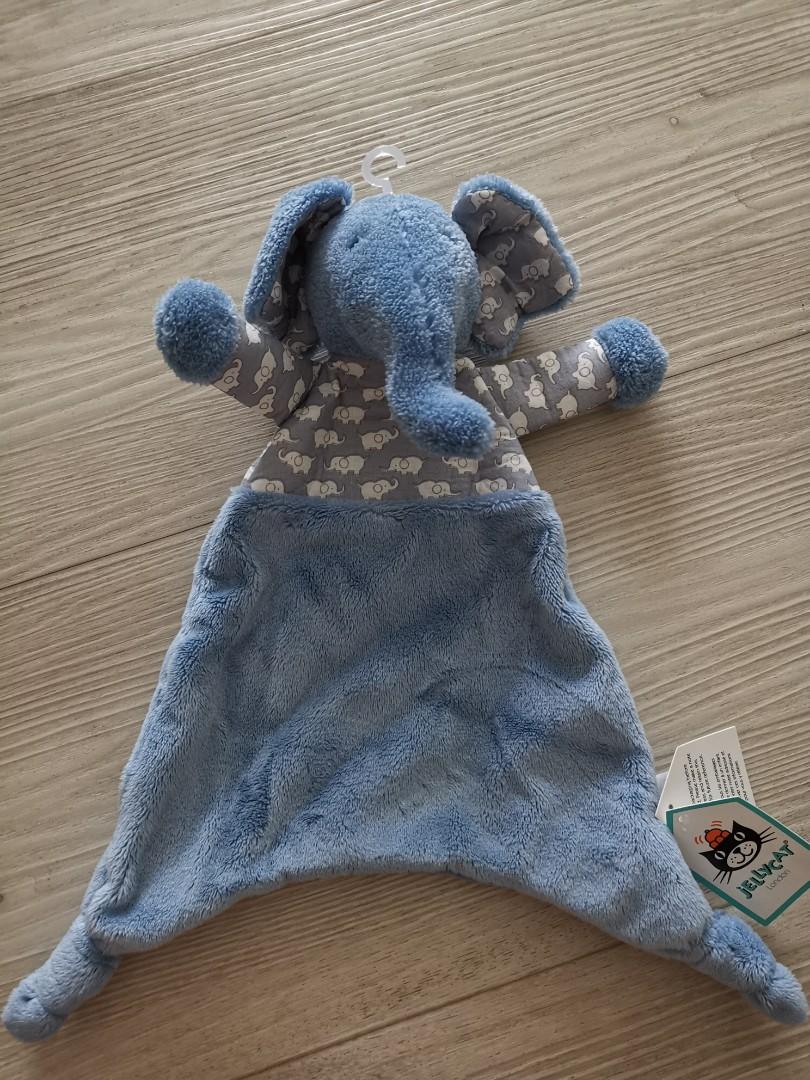 Jellycat blue elephant smoother soft toy Babies Kids Infant