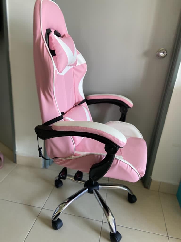 Kerusi hot sale gaming pink