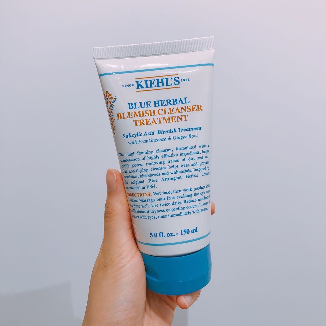 blue herbal blemish cleanser