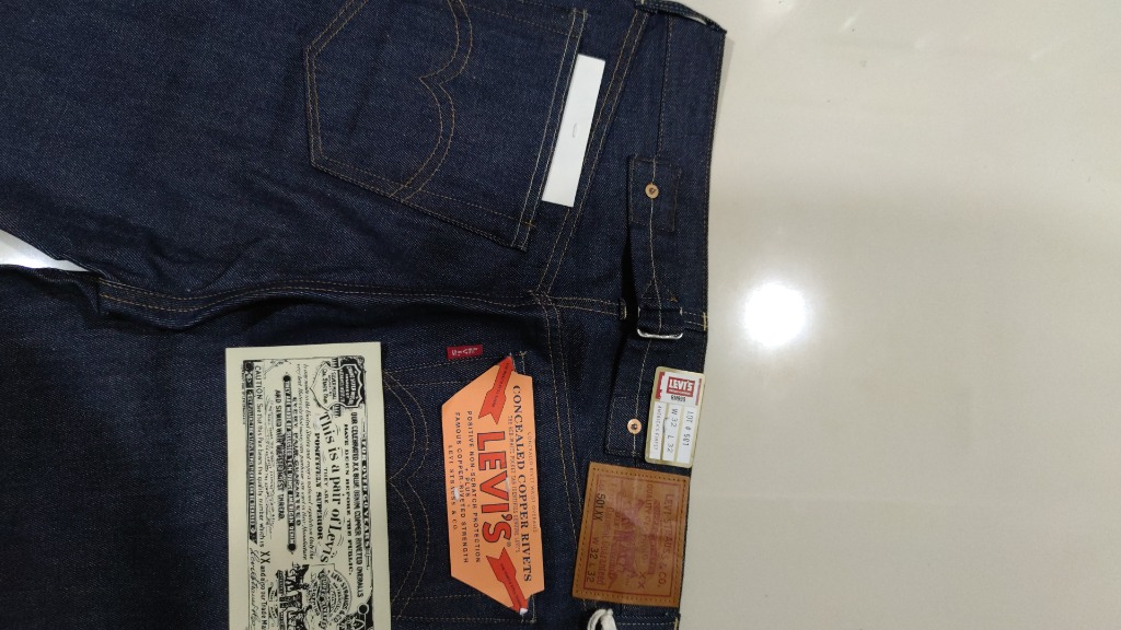 Levi s 501 lvc 1937 rigid Men s Fashion Bottoms Jeans on Carousell