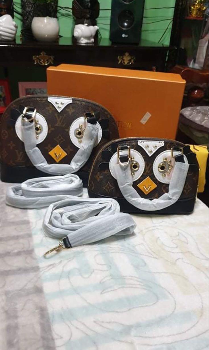 AUTHENTIC LV LOUIS VUITTON Alma Limited Edition Owl Nano Bag ✓ Receipt ,  Luxury, Bags & Wallets on Carousell