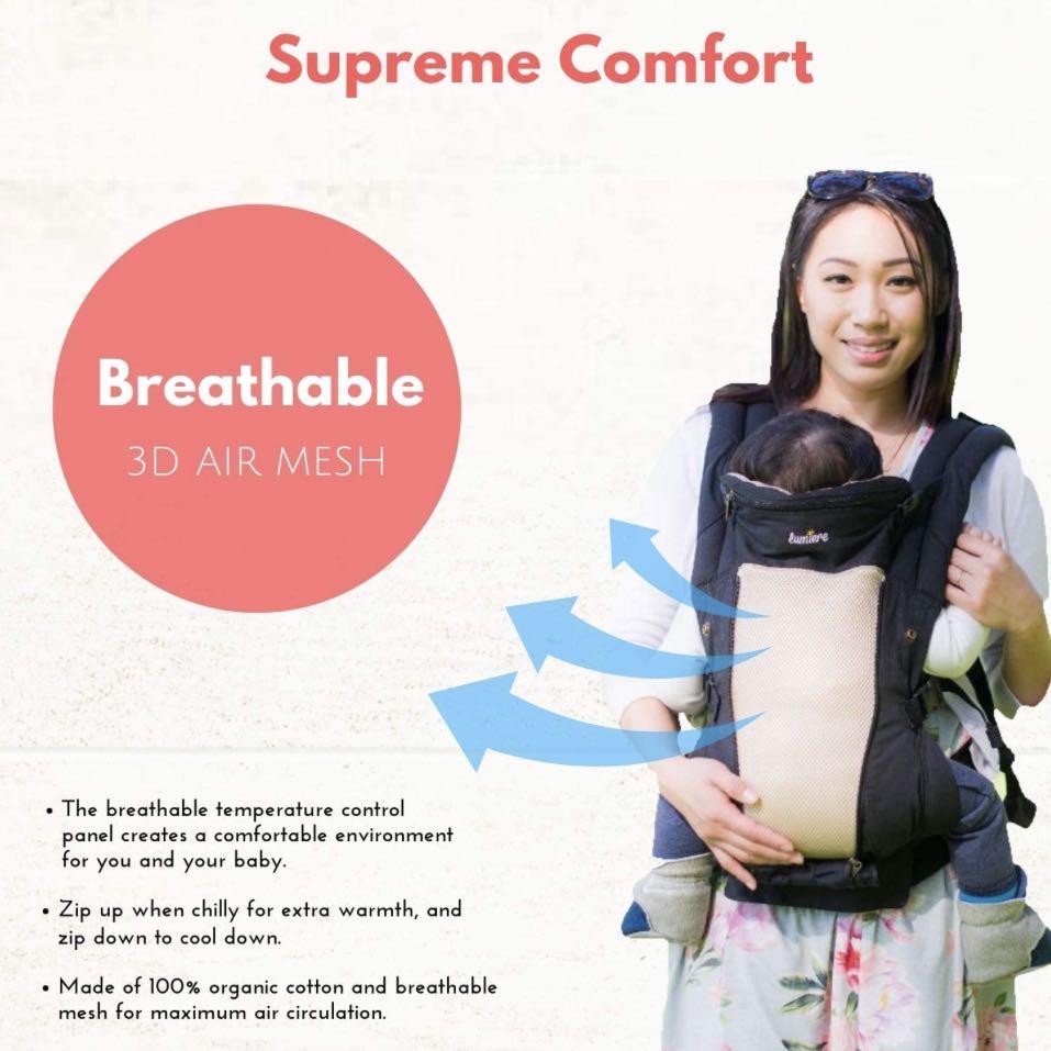 Lumiere 6 way baby Carrier Like New Babies Kids Going Out