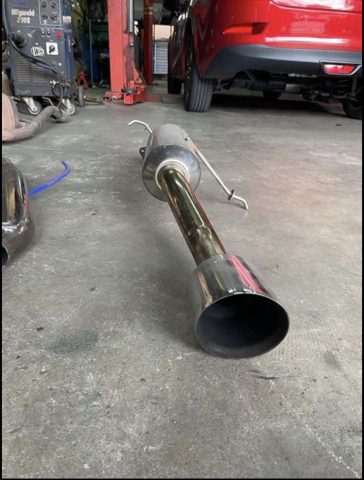mazda 3 custom exhaust
