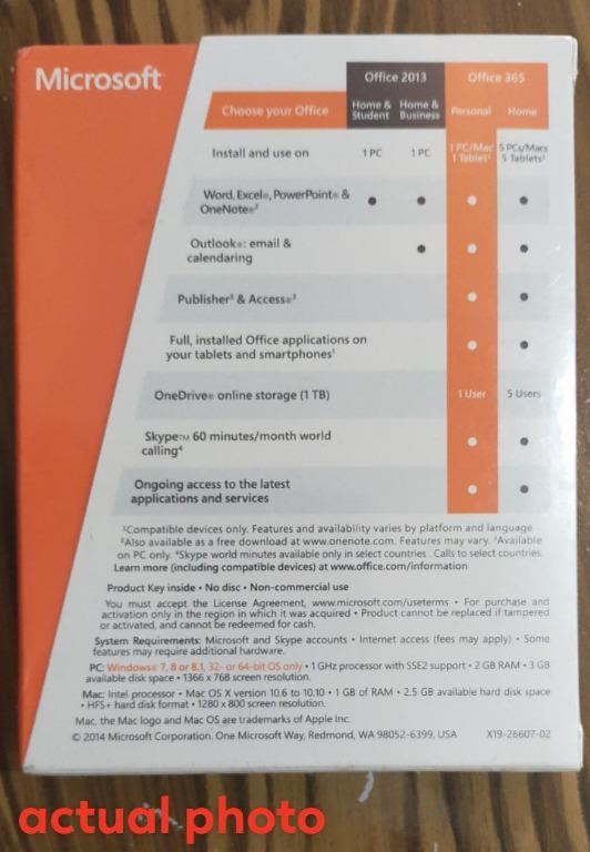 Microsoft Office 365 Personal (Category: Software) located in Marikina City. Submitted by skowshop (Listing ID 1075525668, Image 3). Description: Product details of Microsoft Office 365 Personal Subscription for 1 user - 1 year Word, Excel, Powerpoint, OneNote, Outlook 1 TB OneDrive cloud storage 1 PC/Mac + 1 tablet Exclusive upgrades and new features #microsoftoffice365 #365personal #1yearsubscription .