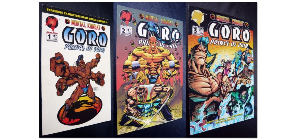 Mortal Kombat Goro Prince Of Pain 1 3 Malibu Comic Set Hobbies Toys Memorabilia Collectibles Vintage Collectibles On Carousell