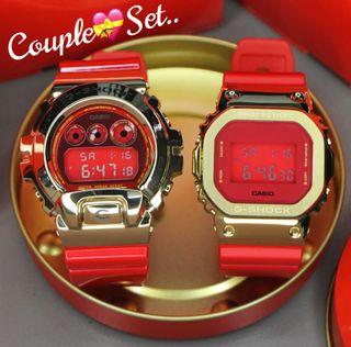 NEW🌟COUPLE💝SET GSHOCK LIMITED EDITION : UNISEX DIVER SPORTS WATCH : 100% ORIGINAL AUTHENTIC CASIO G-SHOCK : GM-6900CX-4P+GM-5600CX-4P