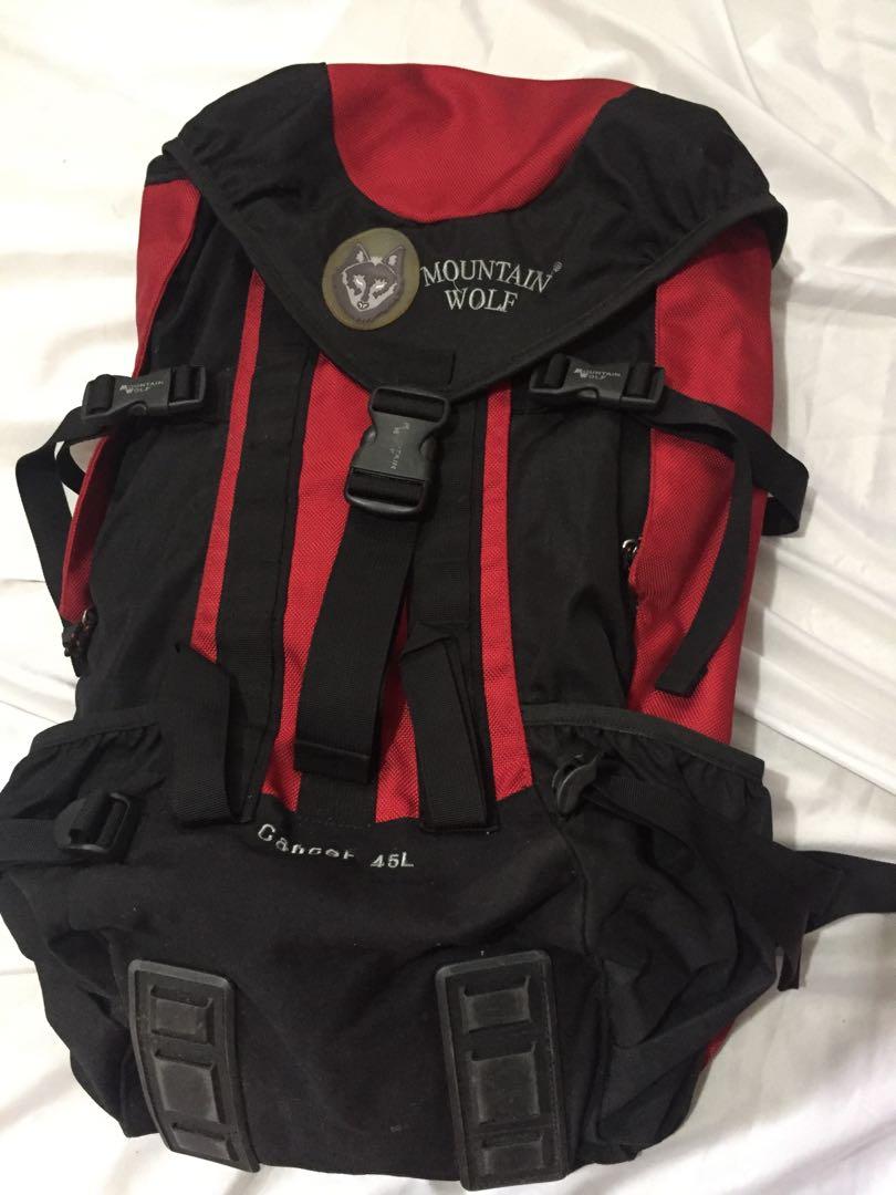 Mountain wolf backpack price clearance