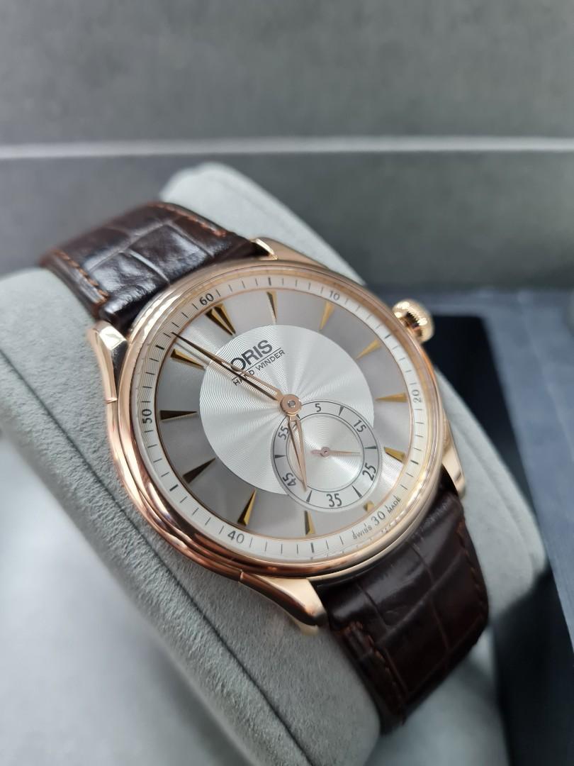 Oris Artelier Hand Winding Rose Gold 40mm manual winding