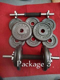 PACKAGE 3 - home and gym equipment