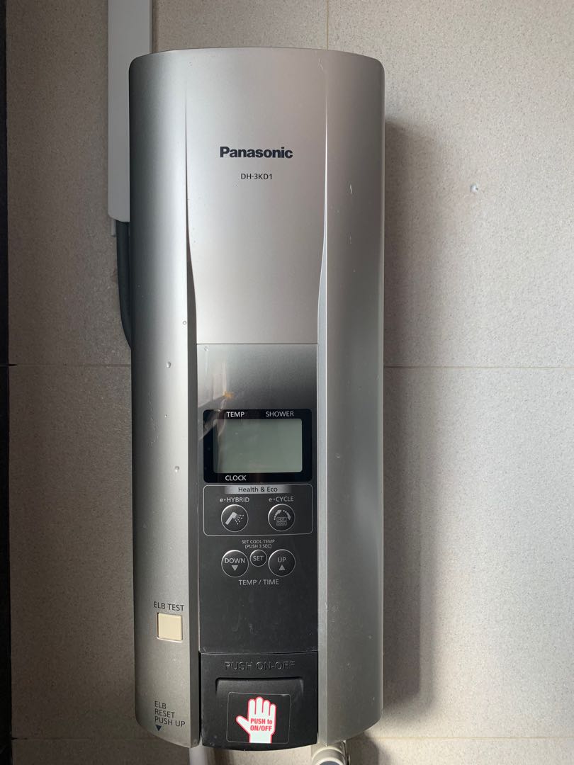 Panasonic instant water heater ( complete set including shower head), TV u0026  Home Appliances, Water Heater u0026 Instant Showers on Carousell