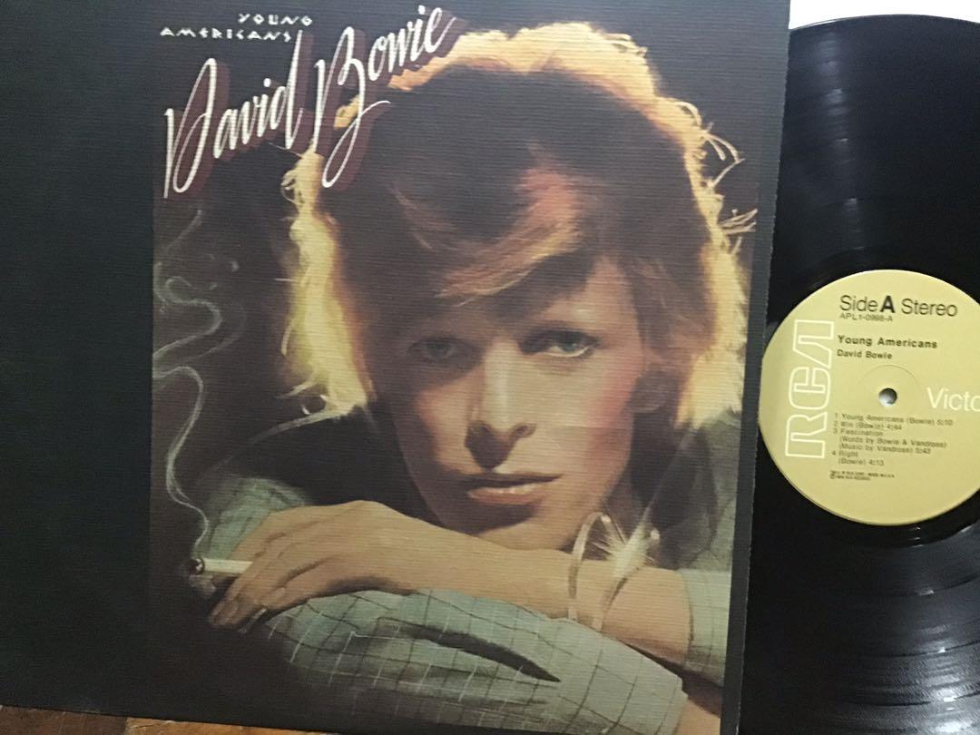 LP David Bowie - Young Americans VINYL PIRING HITAM Anubis Classic Rock ...
