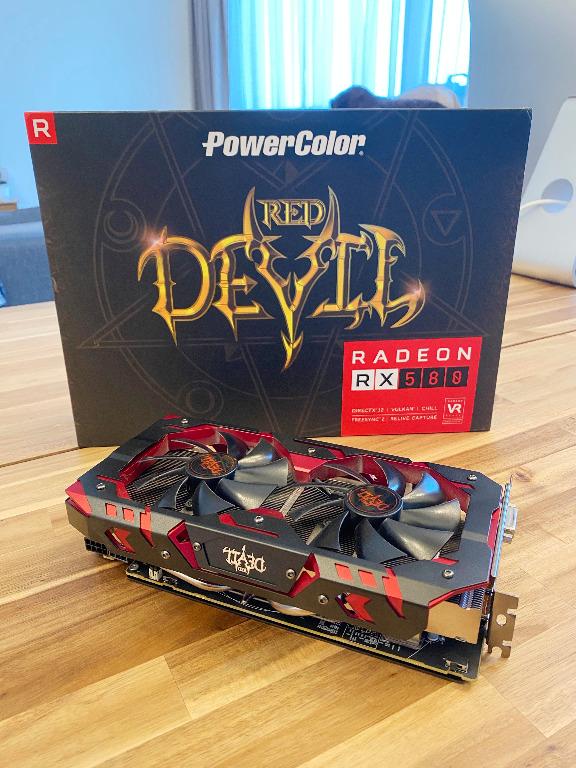 Rx 580 red shop devil golden sample