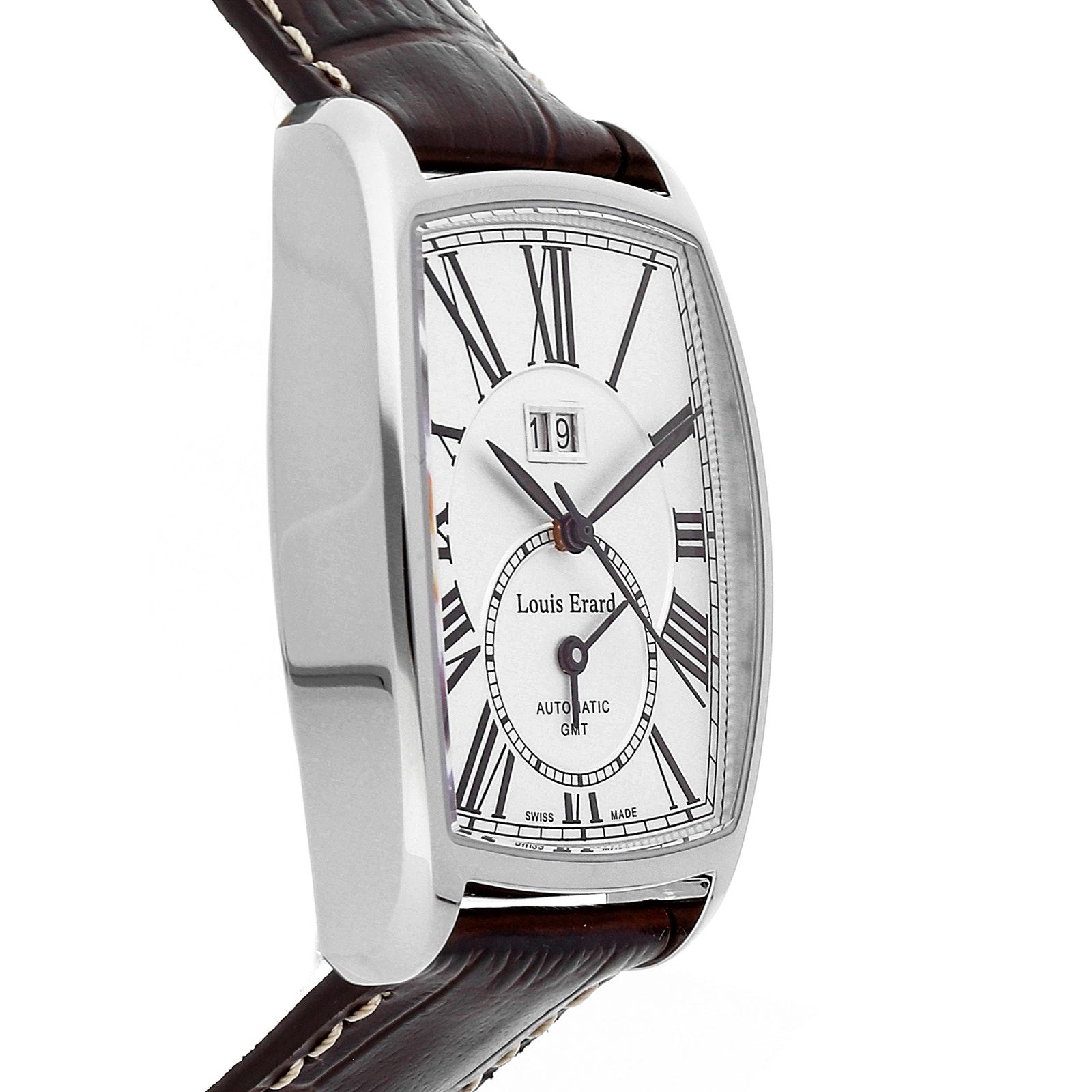 Louis Erard Men's Watch Dual Time 1931 Silver 82224AA01.BDC52 – Watches &  Crystals