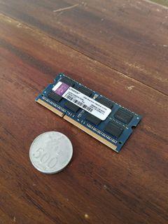 RAM 4GB SODIMM DDR3 Kingston (Untuk Laptop)