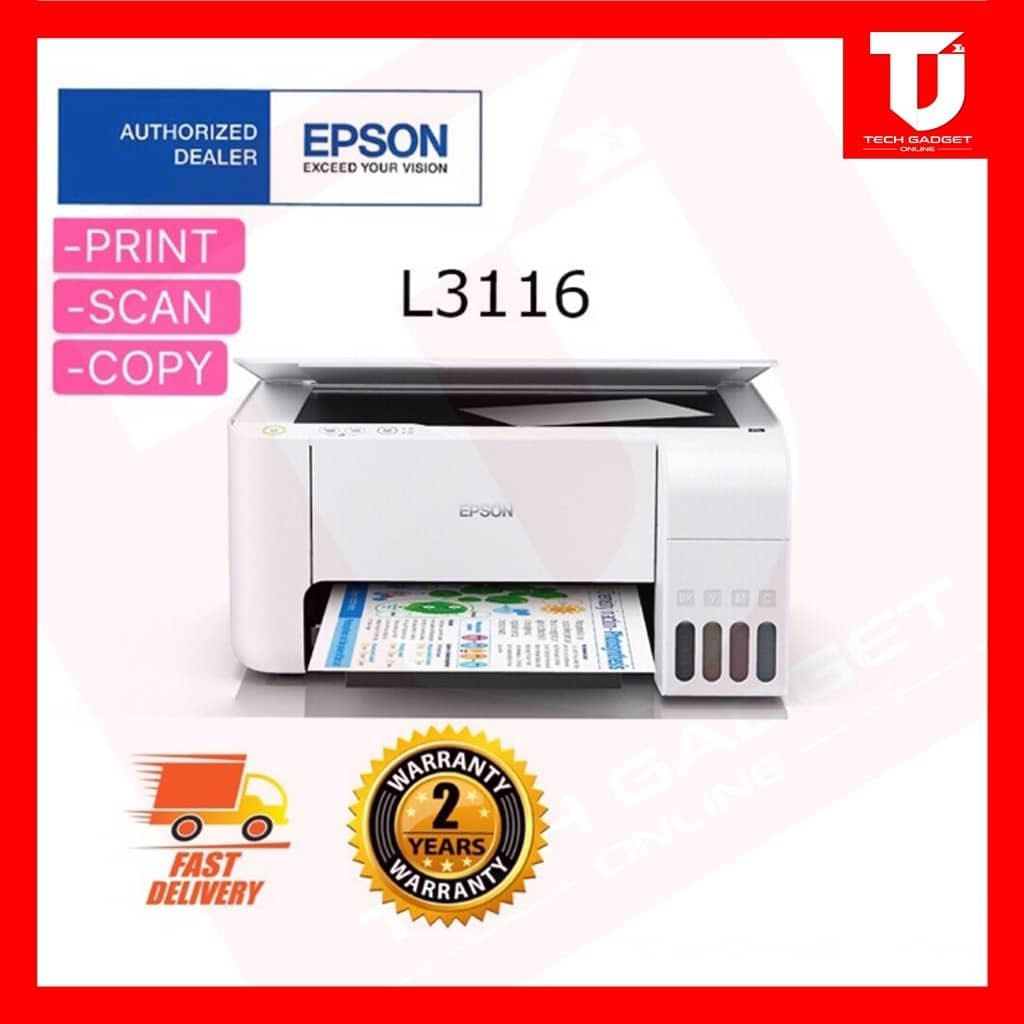 Ready Stock Printer Epson Ecotank L3116 Heavy Printing Ink Tank Printer Computers And Tech 1779