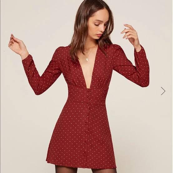 Reformation elisabeth dress hot sale