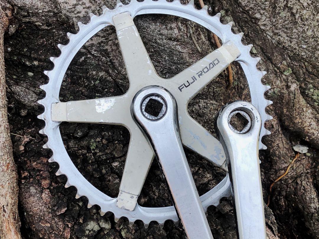 Retro Sugino Fuji Road Single Speed Crankset Sports Equipment