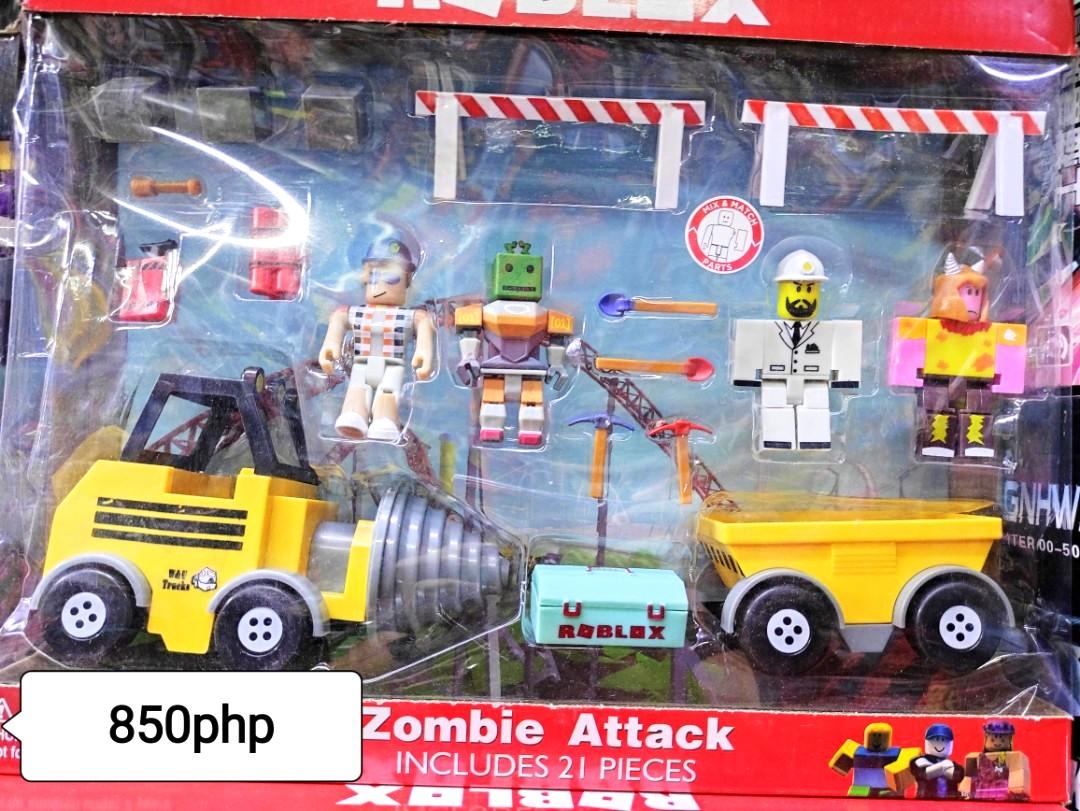 Roblox Zombie Attack Hobbies Toys Toys Games On Carousell - roblox action figure set zombie attack