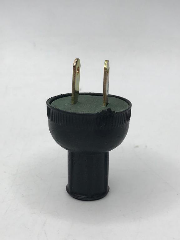 ROUND ELECTRICAL MALE PLUG (2 PRONG PLUG), HEAVY DUTY, 220V 5 AMPERE ...
