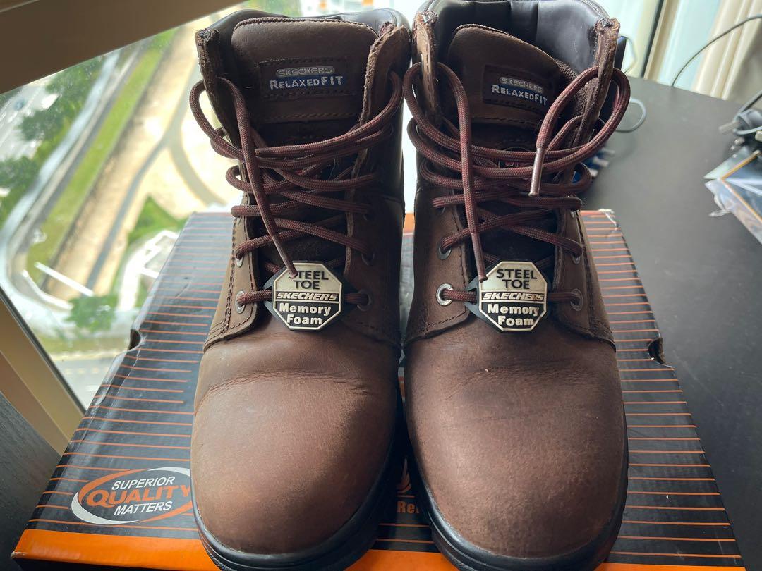 skechers memory foam booties