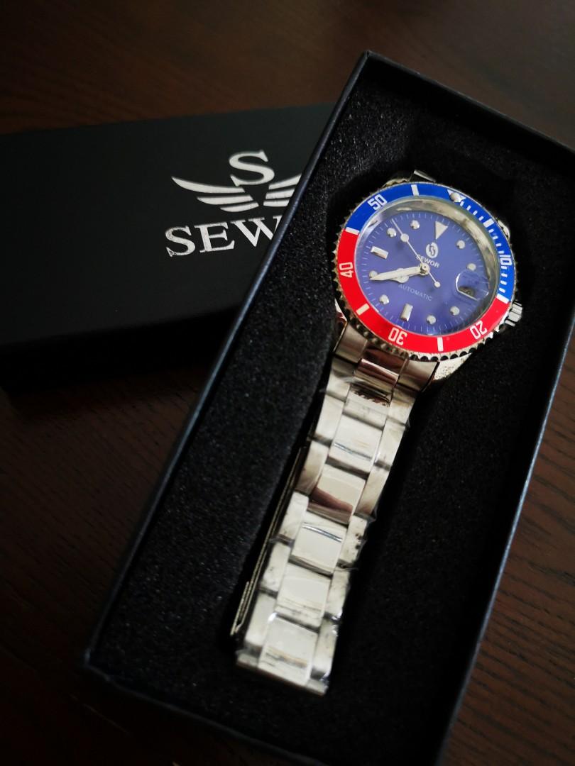 Sewor Automatic Watch with Date Men s Fashion Watches
