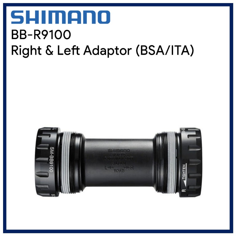 Shimano Dura Ace Bottom Bracket Bsa Ita R9100 W Right Left Adaptor Bicycles Pmds Parts Accessories On Carousell