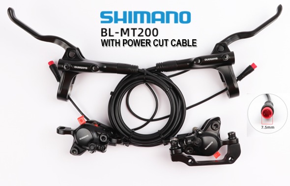 E bike shimano hydraulic disc brakes best sale