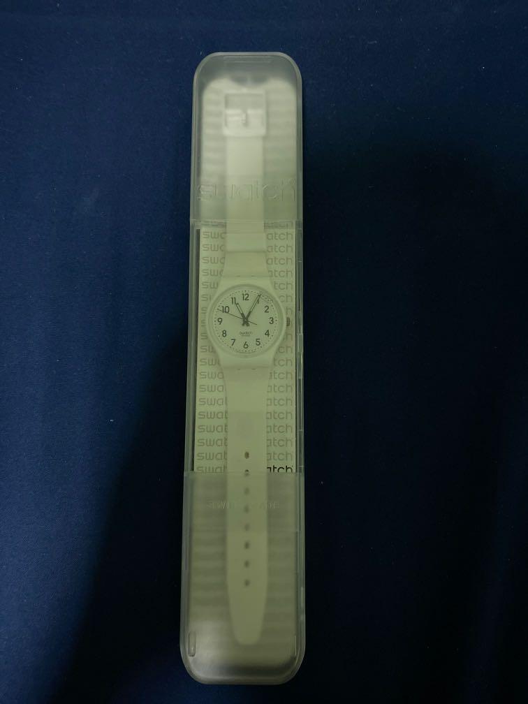Swatch Just White Soft gw1510 watch Luxury Watches on Carousell