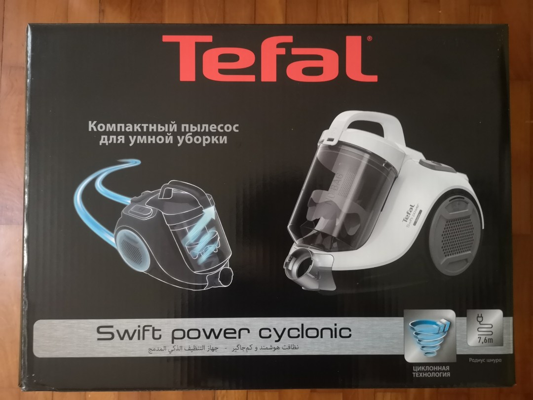 Tefal Swift Power Cyclonic Vacuum TW2947, TV & Home Appliances, Vacuum ...