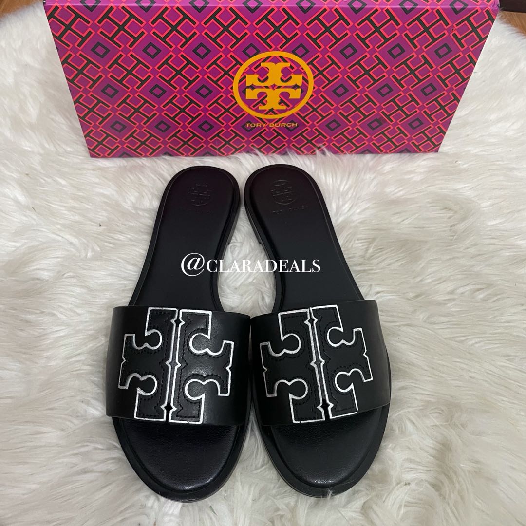 tory burch ines slide red
