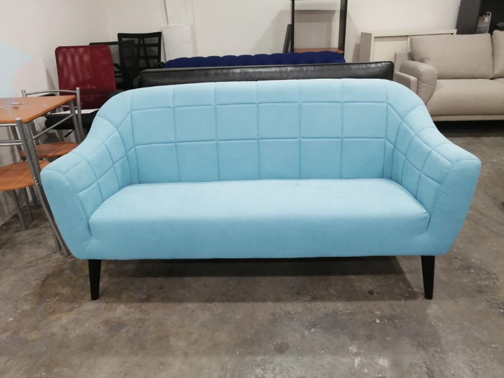 TwoSeater Powder Blue Bridgewater Sofa, Furniture & Home Living, Furniture, Sofas on Carousell