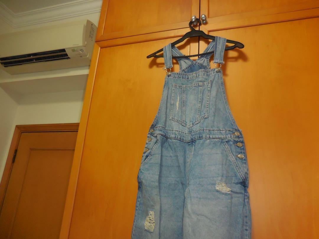 UNIQLO DENIM OVERALLS, Women's Fashion, New Undergarments & Loungewear
