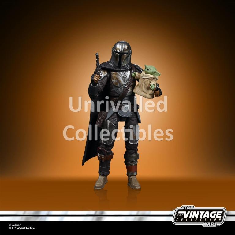 In Hand] Hasbro Star Wars SW The Vintage Collection TVC 3.75 inches scale –  The Mandalorian Din Djarin (The Mandalorian) with The Child (Walmart  Exclusive), Hobbies  Toys, Toys  Games on Carousell