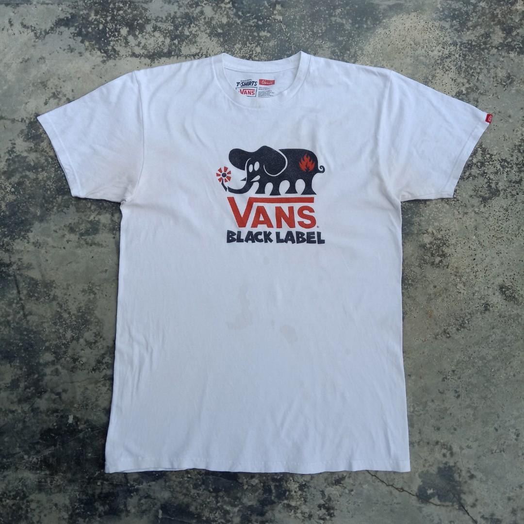 Vans black label t shirt store