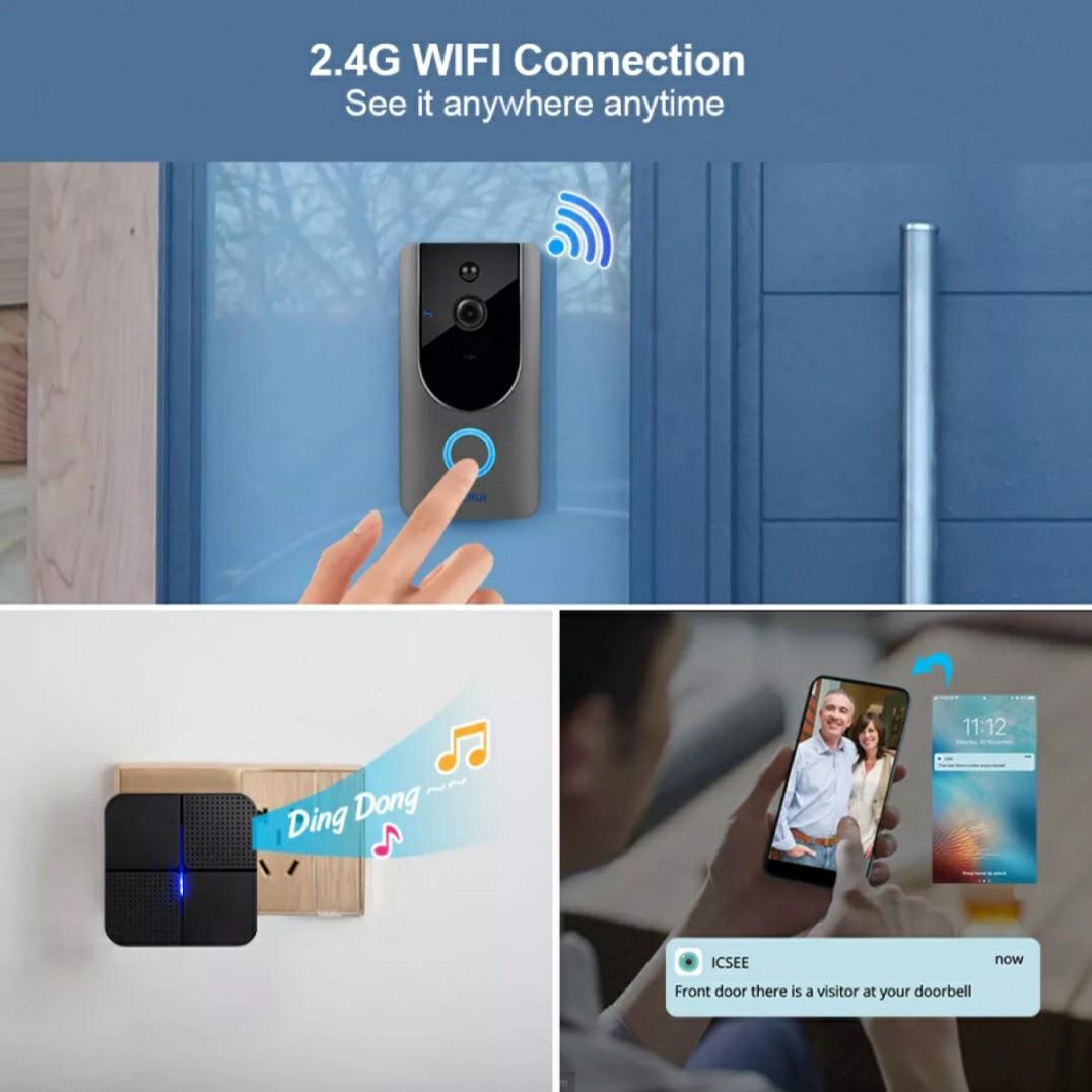 Video Doorbell KERUI 720P comes with battery Photography Video