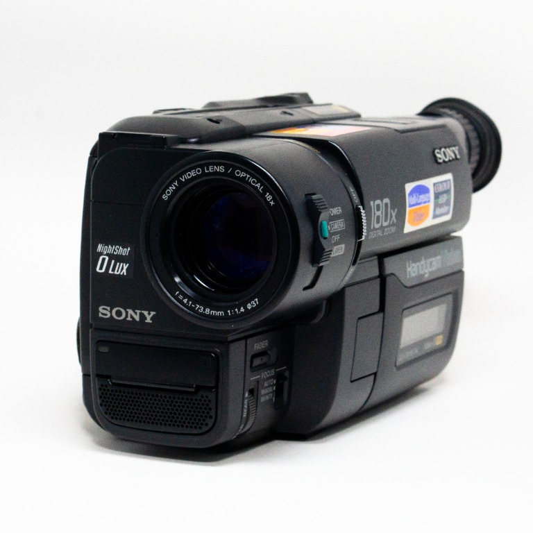 Vintage Cassette Camcorder Sony HandyCam Vision (video camera cam mini