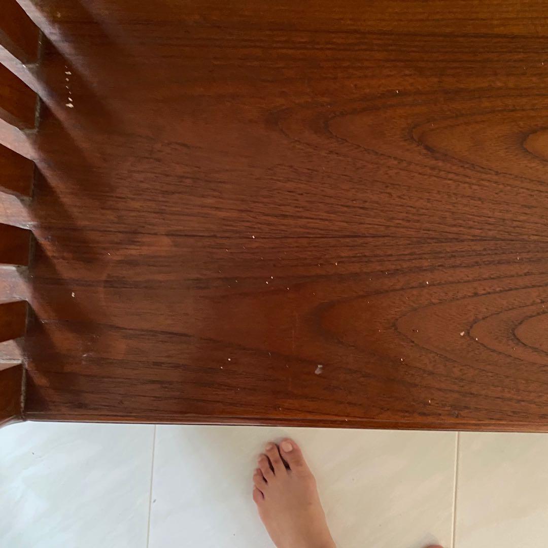 vintage wooden loveseat, Furniture & Home Living, Furniture, Chairs on