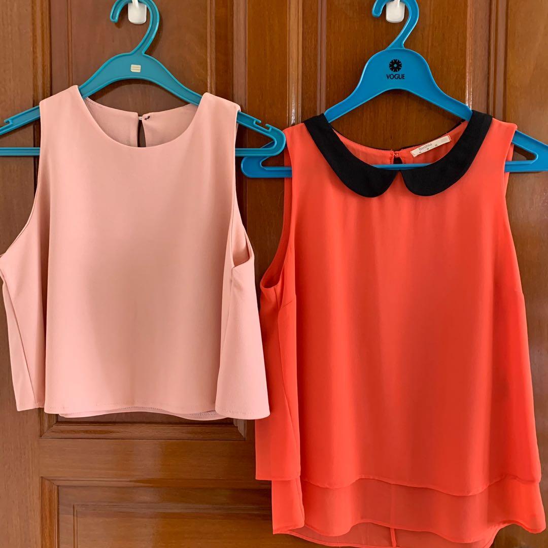 Women's Sleeveless Tops, Women's Fashion, Tops, Sleeveless on Carousell