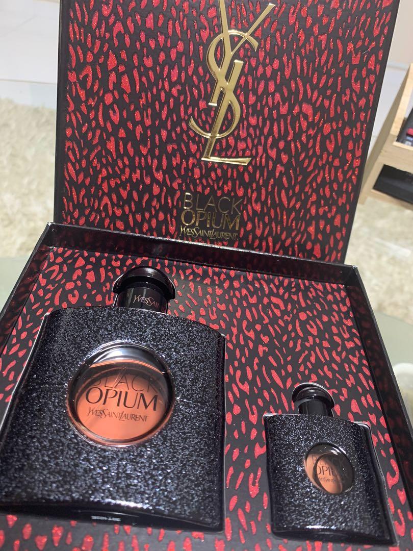 100 AUTHENTIC Yves Saint Laurent Black Opium EDP Christmas Limited Set Beauty Personal Care Fragrance Deodorants on Carousell