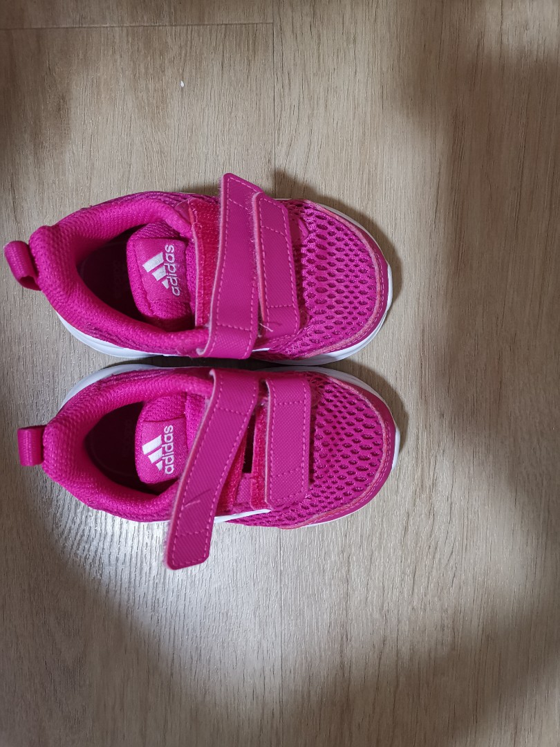 pink adidas baby shoes