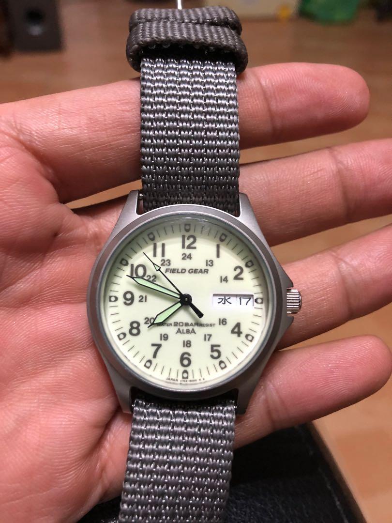 Alba field gear 200meter field watch, Men's Fashion, Watches & Accessories,  Watches on Carousell