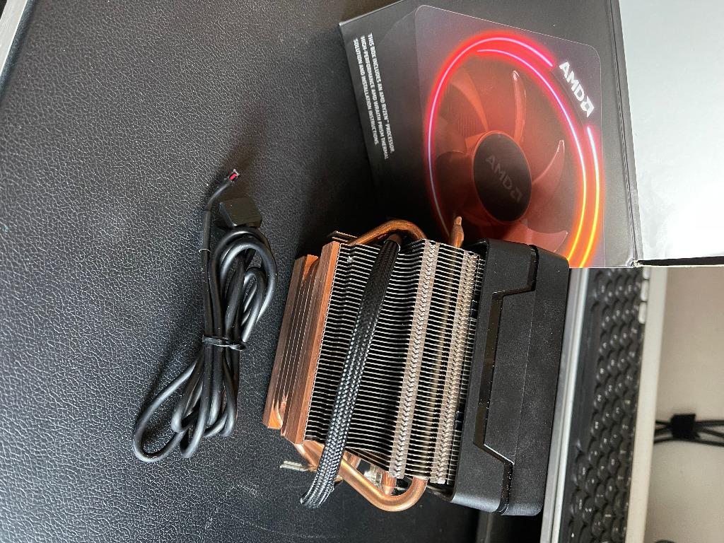 AMD wraith max ，rgb cpu cooler 3700x 幽靈散熱器, 電腦＆科技, 手提電腦 Carousell